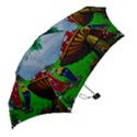 Kindergarten Painting Wall Colorful Mini Folding Umbrellas View2