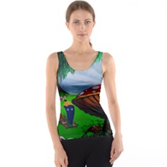 Kindergarten Painting Wall Colorful Tank Top