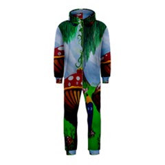 Kindergarten Painting Wall Colorful Hooded Jumpsuit (kids)