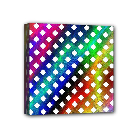 Pattern Template Shiny Mini Canvas 4  X 4  by Nexatart