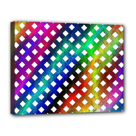 Pattern Template Shiny Canvas 14  X 11  by Nexatart