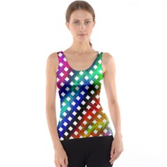 Pattern Template Shiny Tank Top by Nexatart