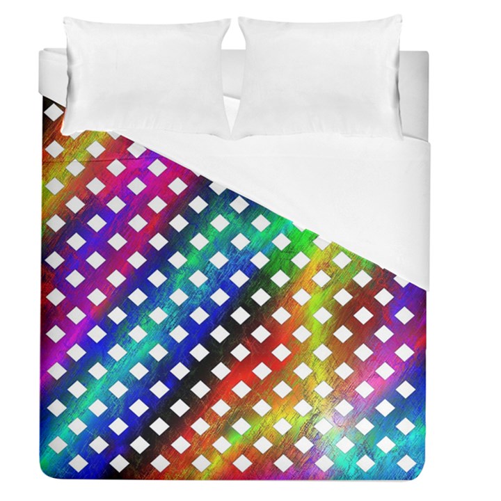 Pattern Template Shiny Duvet Cover (Queen Size)