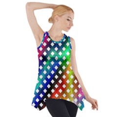 Pattern Template Shiny Side Drop Tank Tunic by Nexatart