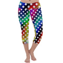 Pattern Template Shiny Capri Yoga Leggings