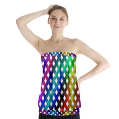 Pattern Template Shiny Strapless Top by Nexatart