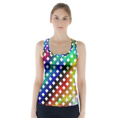 Pattern Template Shiny Racer Back Sports Top by Nexatart