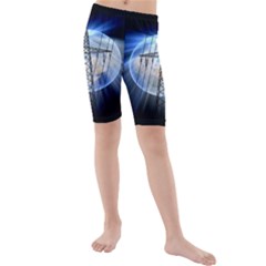 Energy Revolution Current Kids  Mid Length Swim Shorts