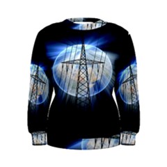 Energy Revolution Current Women s Sweatshirt by Nexatart