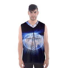 Energy Revolution Current Men s Basketball Tank Top by Nexatart