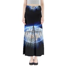 Energy Revolution Current Maxi Skirts by Nexatart