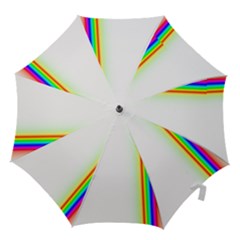 Rainbow Side Background Hook Handle Umbrellas (large)