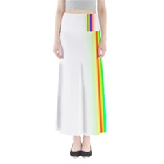 Rainbow Side Background Maxi Skirts by Nexatart