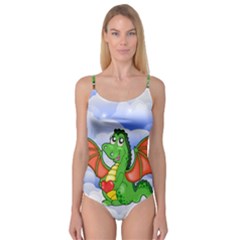 Dragon Heart Kids Love Cute Camisole Leotard  by Nexatart