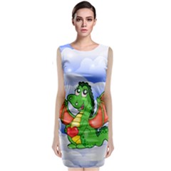 Dragon Heart Kids Love Cute Classic Sleeveless Midi Dress by Nexatart