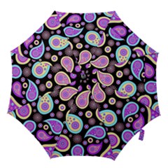 Paisley Pattern Background Colorful Hook Handle Umbrellas (large)