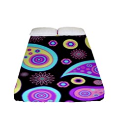 Paisley Pattern Background Colorful Fitted Sheet (full/ Double Size) by Nexatart