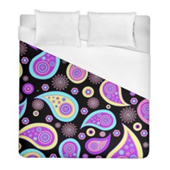 Paisley Pattern Background Colorful Duvet Cover (full/ Double Size) by Nexatart