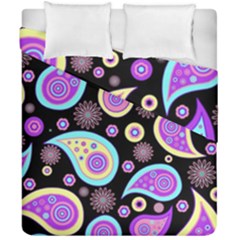 Paisley Pattern Background Colorful Duvet Cover Double Side (california King Size) by Nexatart