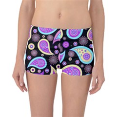 Paisley Pattern Background Colorful Reversible Bikini Bottoms