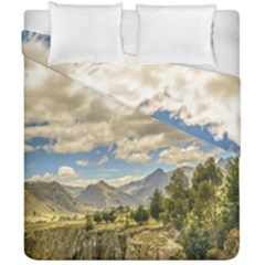 Valley And Andes Range Mountains Latacunga Ecuador Duvet Cover Double Side (california King Size) by dflcprints