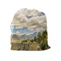 Valley And Andes Range Mountains Latacunga Ecuador Drawstring Pouches (Extra Large) View2