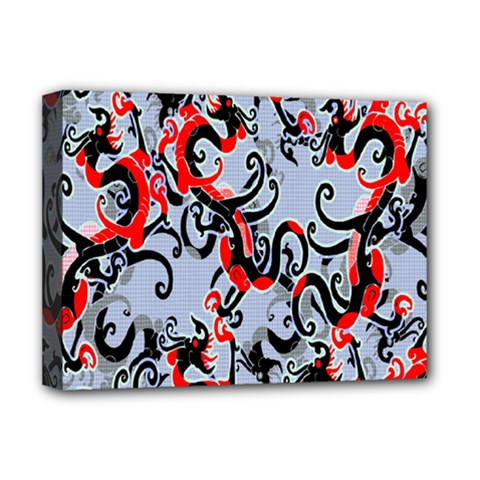 Dragon Pattern Deluxe Canvas 16  X 12  