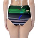 Abstraction High-Waist Bikini Bottoms View2