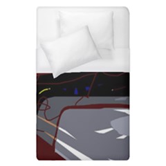 Abstraction Duvet Cover (single Size) by Valentinaart