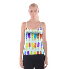 Food Pattern Spaghetti Strap Top by Nexatart