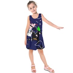 Abstraction Kids  Sleeveless Dress by Valentinaart