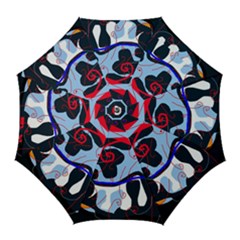 Abstraction Golf Umbrellas by Valentinaart