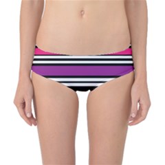 Stripes Colorful Background Classic Bikini Bottoms by Nexatart