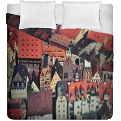 Tilt Shift Of Urban View During Daytime Duvet Cover Double Side (king Size)