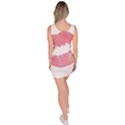 Pink lips Sleeveless Bodycon Dress View4