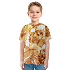 Golden Crystals Kids  Sport Mesh Tee