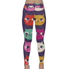 Colorful Kitties Classic Yoga Leggings by Brittlevirginclothing