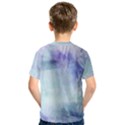 Blue hipster pattern Kids  Sport Mesh Tee View2