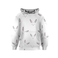 Cute Bunnies Kids  Pullover Hoodie by Brittlevirginclothing