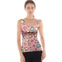 Rainbow leopard styled hearts  Tank Top View1