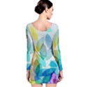 Rainbow feather Long Sleeve Bodycon Dress View2