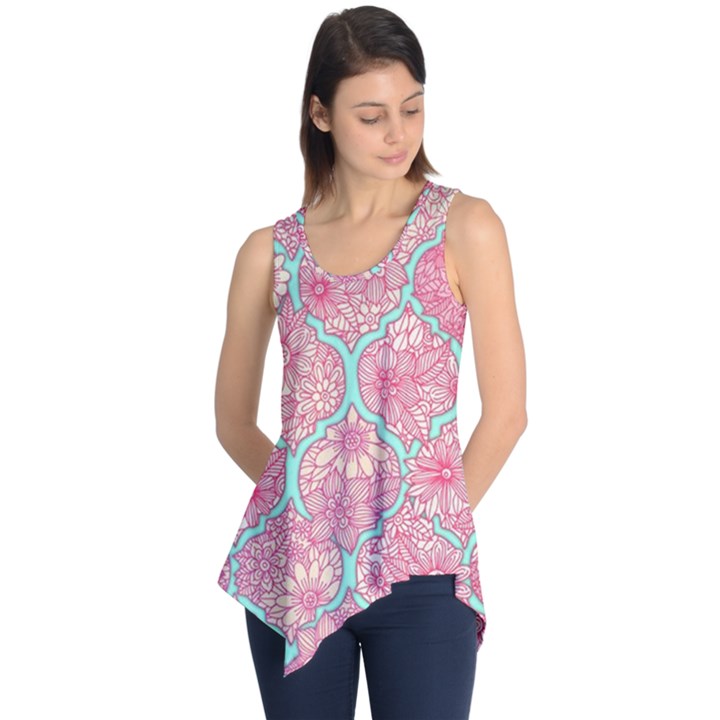 Moroccan flower mosaic Sleeveless Tunic