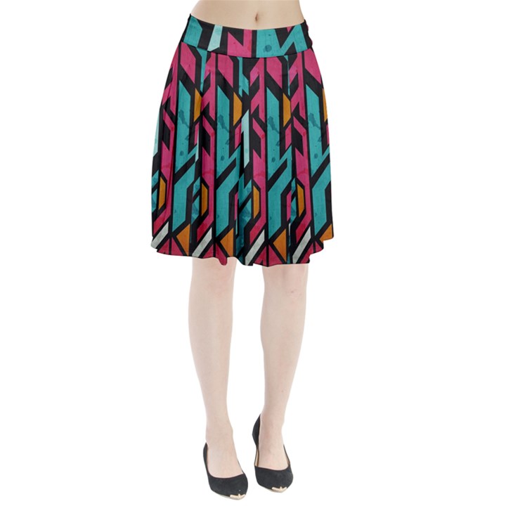 bohemian pattern Pleated Skirt