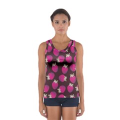 Strawverry Women s Sport Tank Top  by Brittlevirginclothing