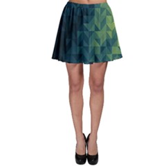 Gradiant Blue Skater Skirt by Brittlevirginclothing