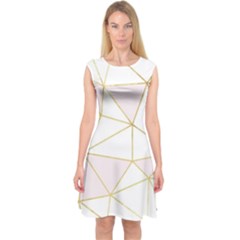 Cracked Capsleeve Midi Dress by Brittlevirginclothing