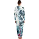 Grey flowers Hooded Jumpsuit (Ladies)  View2