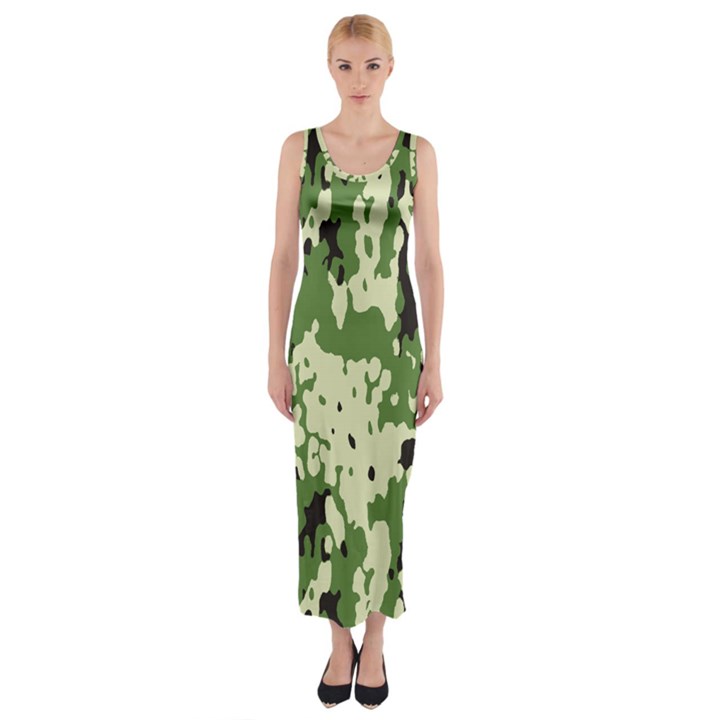 Flectar Fitted Maxi Dress