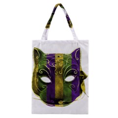 Catwoman Mardi Gras Mask Classic Tote Bag by dflcprints