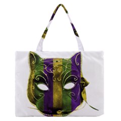 Catwoman Mardi Gras Mask Medium Zipper Tote Bag